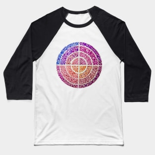 Rainbow Abstract Baseball T-Shirt